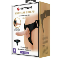 PRETTY LOVE STRAP ON KIT 7.2'' WHITE PRETTY LOVE STRAP ON KIT 7.2'' WHITE